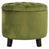 SAFAVIEH Ivette Grey Storage Ottoman