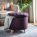 SAFAVIEH Ivette Grey Storage Ottoman