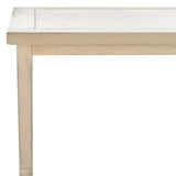 SAFAVIEH Izabela Antiqued White Birch Nesting Tables (Set of 3) - 24.4" x 16.5" x 23.8" - 24Wx17Dx24H