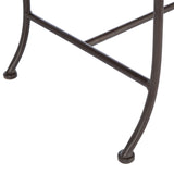 SAFAVIEH Izabella Victorian Wrought Iron 51-inch Outdoor Garden Bench - 51 In. W x 16 In. D x 27 In. H - 51Wx16Dx27H