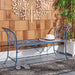 SAFAVIEH Izabella Victorian Wrought Iron 51-inch Outdoor Garden Bench - 51 In. W x 16 In. D x 27 In. H - 51Wx16Dx27H