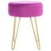 SAFAVIEH Jailene Round Hairpin Leg Ottoman