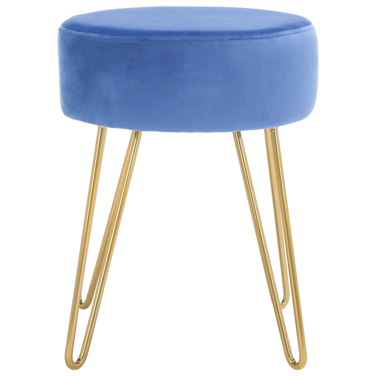 SAFAVIEH Jailene Round Hairpin Leg Ottoman