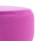 SAFAVIEH Jailene Round Hairpin Leg Ottoman