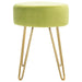 SAFAVIEH Jailene Round Hairpin Leg Ottoman