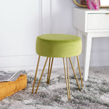 SAFAVIEH Jailene Round Hairpin Leg Ottoman