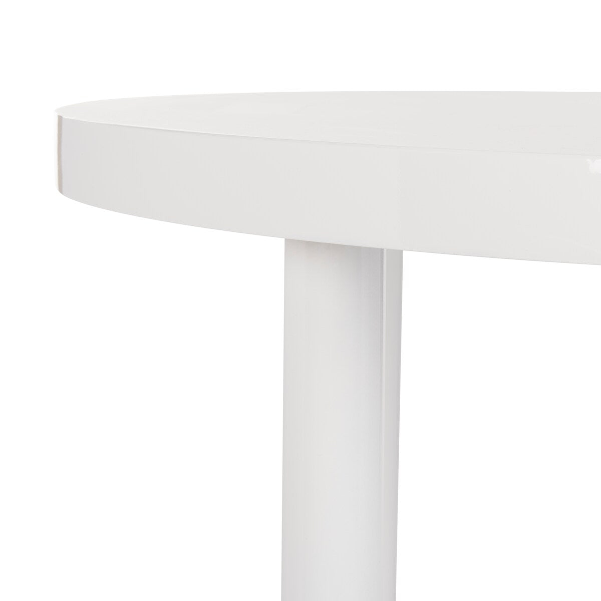 SAFAVIEH Janell White Dining Table - 39.4" x 39.4" x 30" - 39.4" x 39.4" x 30" - 39Wx39Dx30H