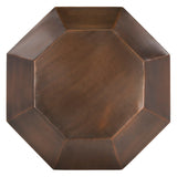 SAFAVIEH Janelle Diamond Antique Copper Accent Table - 25" x 25" x 18" - 25Wx25Dx18H