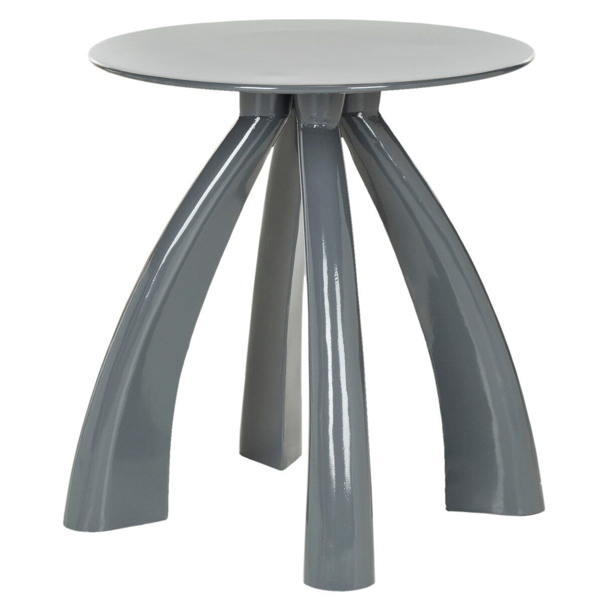 SAFAVIEH Janine Modern Grey Iron Accent Table - 16" x 16" x 17.3" - 16Wx16Dx18H