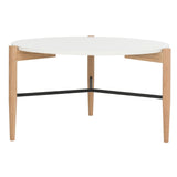 SAFAVIEH Janna Mid-Century Round Coffee Table - 35.4" x 35.4" x 17.7" - 35Wx33Dx18H