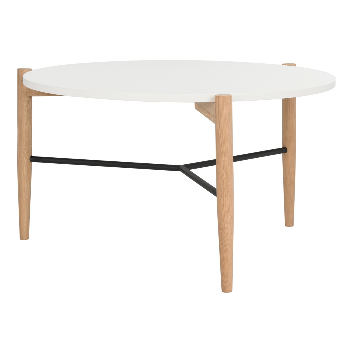 SAFAVIEH Janna Mid-Century Round Coffee Table - 35.4" x 35.4" x 17.7" - 35Wx33Dx18H