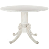 SAFAVIEH Jeane Antique White Drop Leaf Dining Table - 43" W x 43" D x 31" H - 43Wx43Dx31H