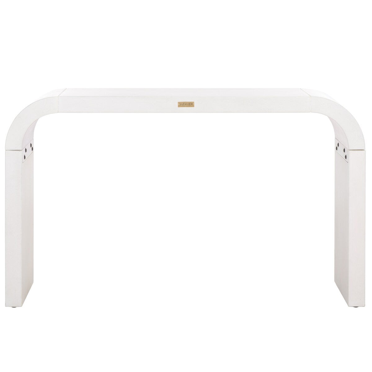 SAFAVIEH Jeanetta Curved Console Table - 52" W x 12" D x 31" H - 52Wx12Dx31H