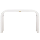 SAFAVIEH Jeanetta Curved Console Table - 52" W x 12" D x 31" H - 52Wx12Dx31H