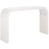 SAFAVIEH Jeanetta Curved Console Table - 52" W x 12" D x 31" H - 52Wx12Dx31H