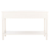 SAFAVIEH Jeanie 3-Drawer Bottom Shelf Console Table - 47.3" W x 13" L x 29.5" H - 47Wx13Dx30H