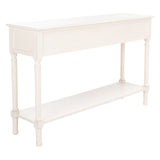 SAFAVIEH Jeanie 3-Drawer Bottom Shelf Console Table - 47.3" W x 13" L x 29.5" H - 47Wx13Dx30H