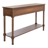 SAFAVIEH Jeanie 3-Drawer Bottom Shelf Console Table - 47.3" W x 13" L x 29.5" H - 47Wx13Dx30H