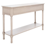 SAFAVIEH Jeanie 3-Drawer Bottom Shelf Console Table - 47.3" W x 13" L x 29.5" H - 47Wx13Dx30H