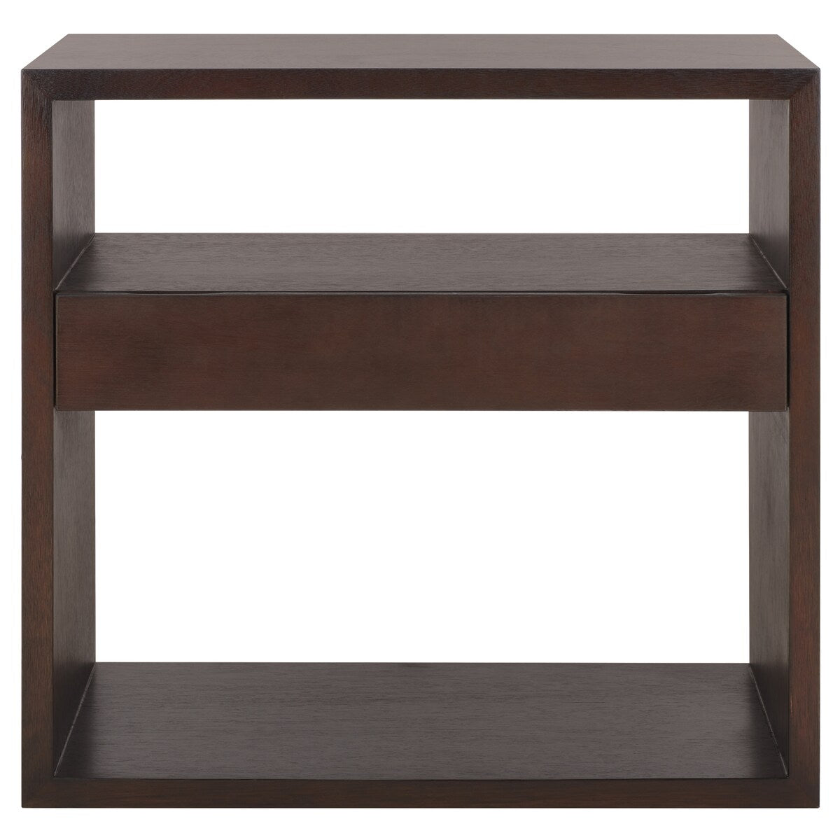 SAFAVIEH Jeannie 2-Shelf Single Drawer Console Table - 42" W x 14" D x 30" H - 32Wx15Dx30H