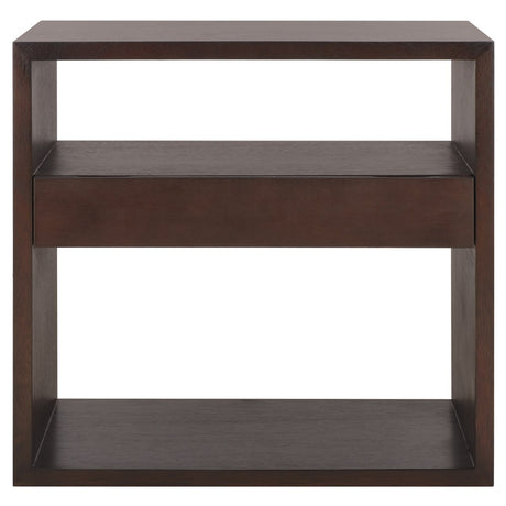 SAFAVIEH Jeannie 2-Shelf Single Drawer Console Table - 42" W x 14" D x 30" H - 32Wx15Dx30H