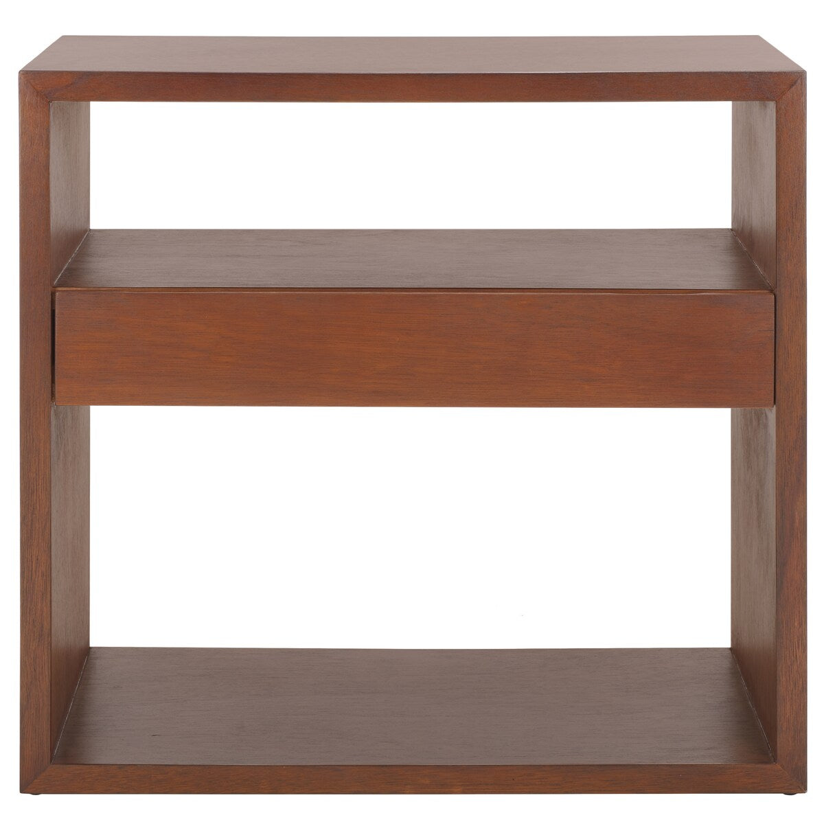 SAFAVIEH Jeannie 2-Shelf Single Drawer Console Table - 42" W x 14" D x 30" H - 32Wx15Dx30H