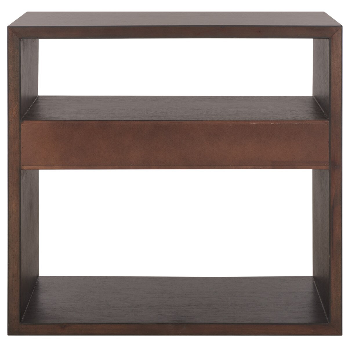 SAFAVIEH Jeannie 2-Shelf Single Drawer Console Table - 42" W x 14" D x 30" H - 32Wx15Dx30H