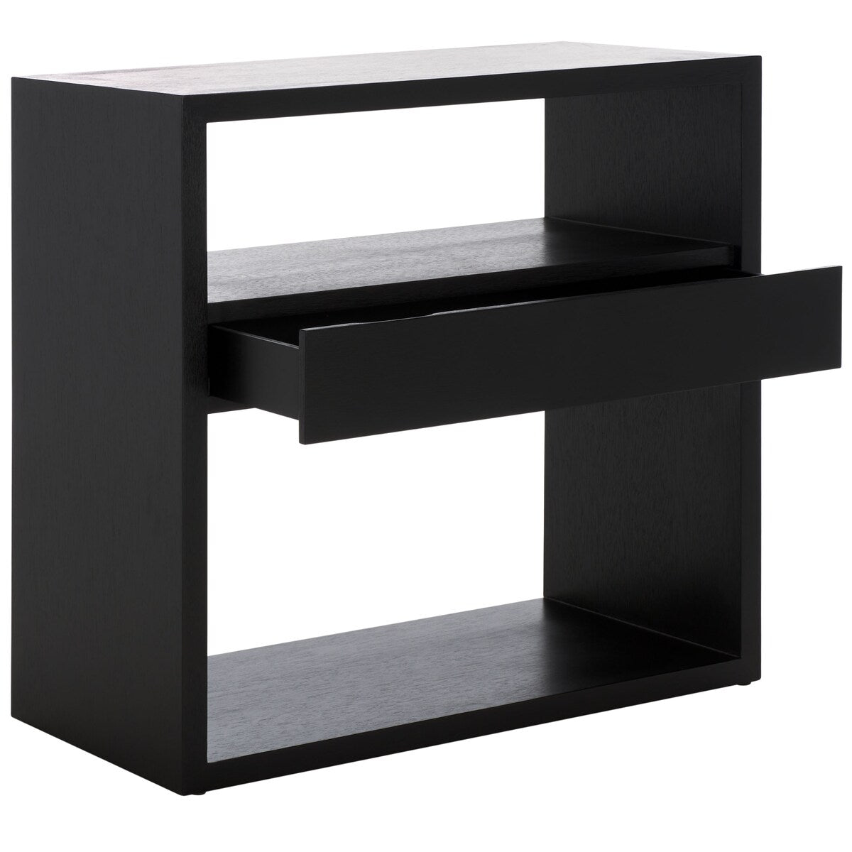 SAFAVIEH Jeannie 2-Shelf Single Drawer Console Table - 42" W x 14" D x 30" H - 32Wx15Dx30H