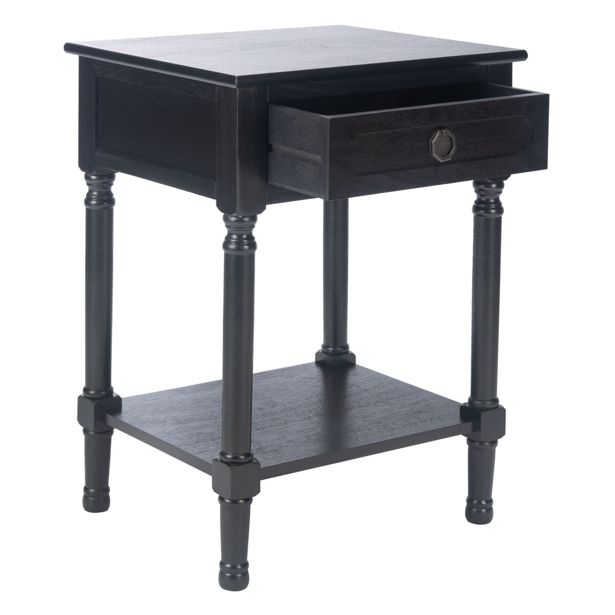 SAFAVIEH Jenny 1-Drawer Accent Table - 19" W x 15.8" L x 26" H - 19Wx16Dx26H