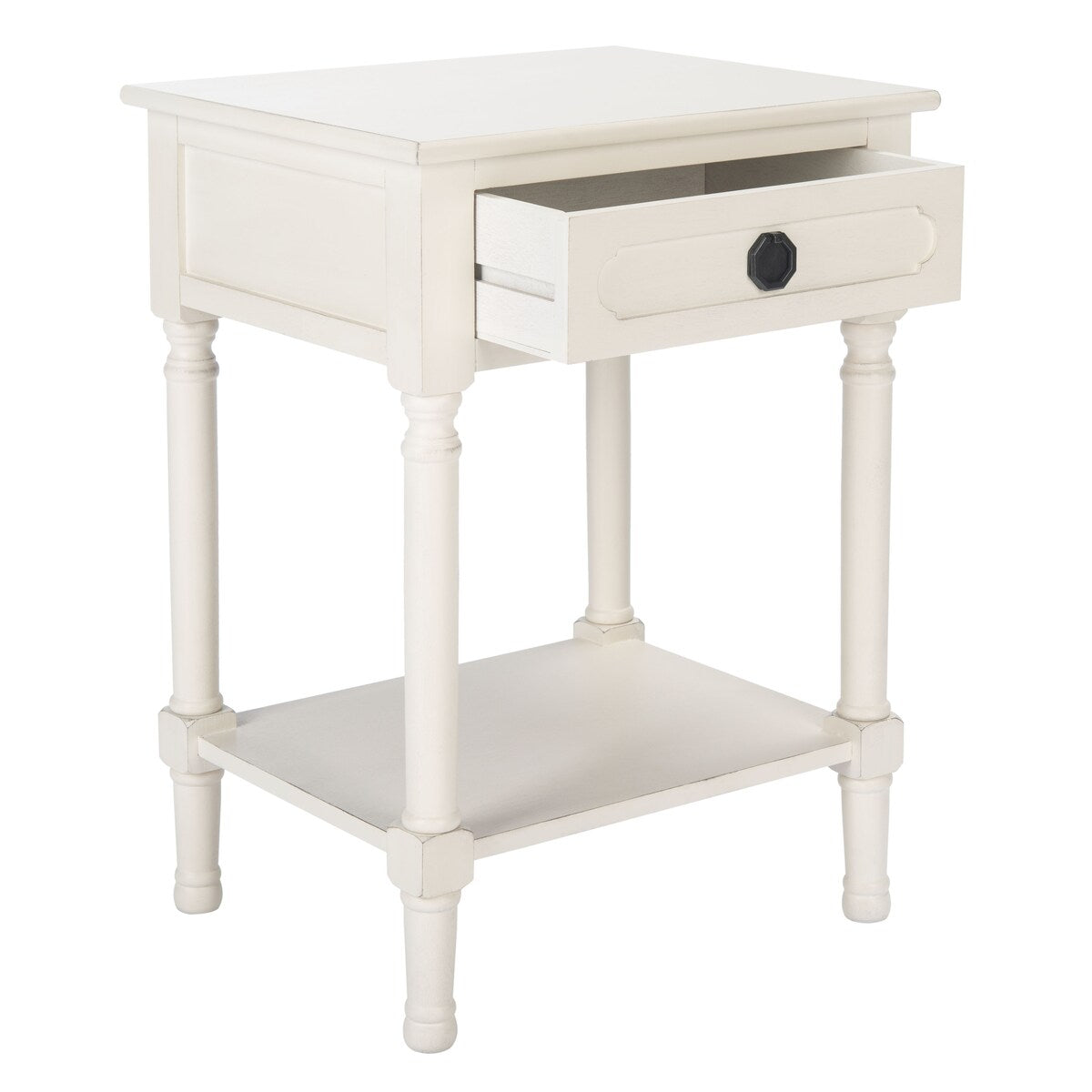 SAFAVIEH Jenny 1-Drawer Accent Table - 19" W x 15.8" L x 26" H - 19Wx16Dx26H