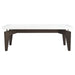 SAFAVIEH Jeri Mid-Century Modern White/ Dark Brown Lacquer Coffee Table - 43.3" x 23.6" x 15" - 43Wx24Dx15H