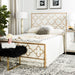 SAFAVIEH Jerrilyn Lattice Metal Bed