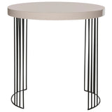 SAFAVIEH Joellen Mid-Century Modern White Lacquer Side Table - 21.6" x 21.6" x 21.6" - 22Wx22Dx22H