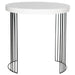 SAFAVIEH Joellen Mid-Century Modern White Lacquer Side Table - 21.6" x 21.6" x 21.6" - 22Wx22Dx22H