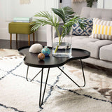 SAFAVIEH Joetta Black Coffee Table - 31" x 28" x 16.3" - 31Wx28Dx16H