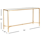 SAFAVIEH Jolene Gold Console - 63Wx16Dx32H