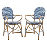 SAFAVIEH Jonell Indoor/Outdoor Arm Chair (Set of 2) - 21Wx22Dx35H