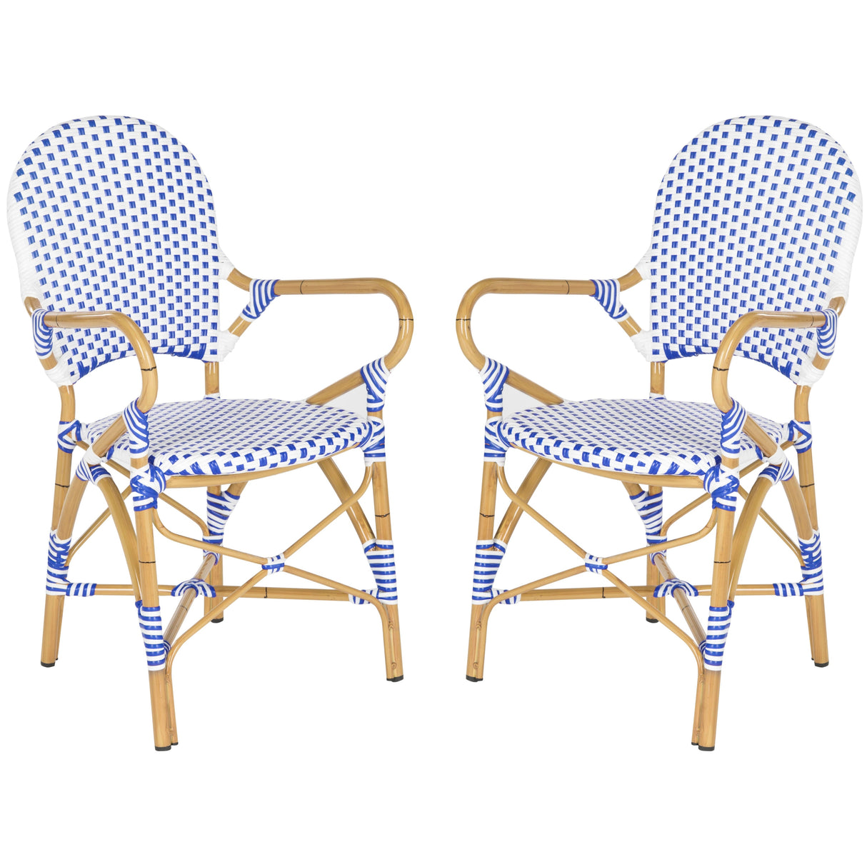 SAFAVIEH Jonell Indoor/Outdoor Arm Chair (Set of 2) - 21Wx22Dx35H