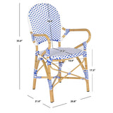 SAFAVIEH Jonell Indoor/Outdoor Arm Chair (Set of 2) - 21Wx22Dx35H