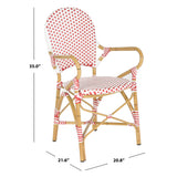 SAFAVIEH Jonell Indoor/Outdoor Arm Chair (Set of 2) - 21Wx22Dx35H