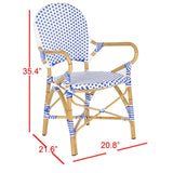 SAFAVIEH Jonell Indoor/Outdoor Arm Chair (Set of 2) - 21Wx22Dx35H