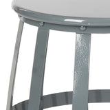 SAFAVIEH Joretta Grey Iron Accent Stool - 15.7" x 15.7" x 19"