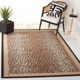 SAFAVIEH Journey Machine Washable Slip Resistant Katrina Leopard Rug