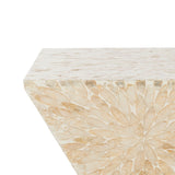 SAFAVIEH Juliya Multi/ Beige Sunburst Mosaic Stool - 16Wx16Dx20H