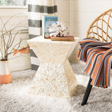 SAFAVIEH Juliya Multi/ Beige Sunburst Mosaic Stool - 16Wx16Dx20H