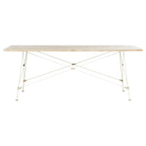 SAFAVIEH Junia Rectangle Coffee Table Washed - 25.6" x 47.2" x 18.5" - 26Wx47Dx19H