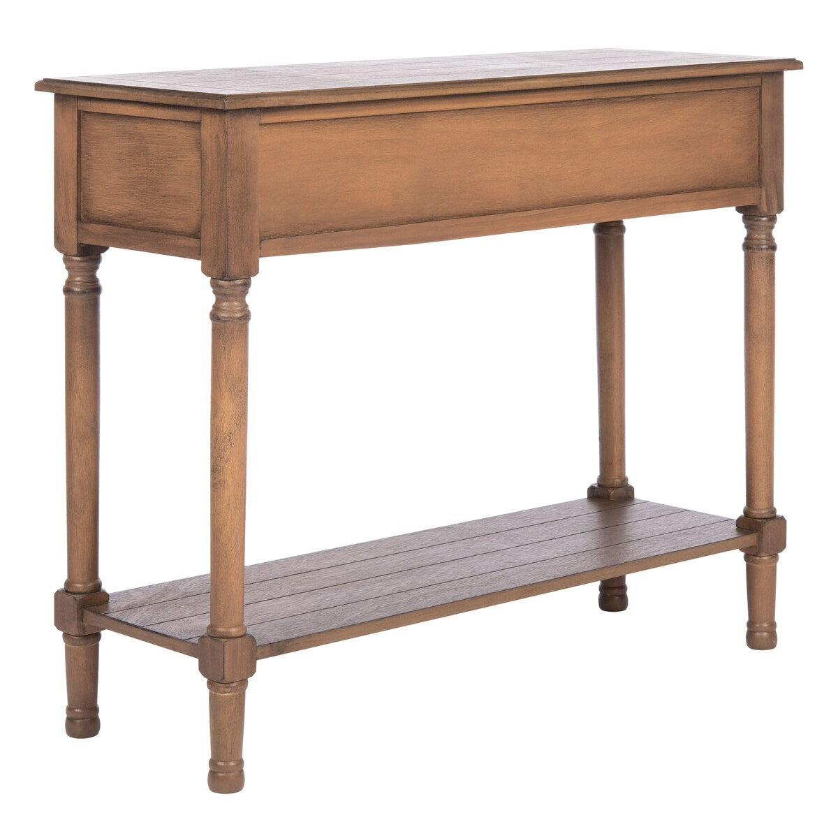 SAFAVIEH Justina 2-Drawer Console Table - 35.5" W x 13" L x 29.5" H - 36Wx13Dx30H