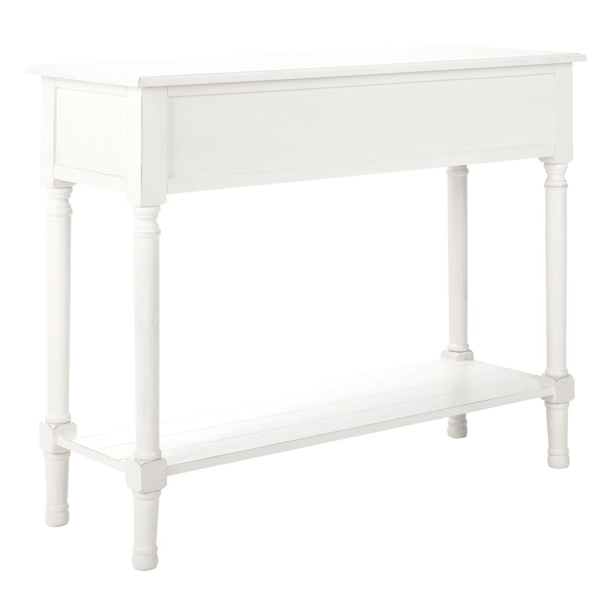 SAFAVIEH Justina 2-Drawer Console Table - 35.5" W x 13" L x 29.5" H - 36Wx13Dx30H