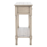 SAFAVIEH Justina 2-Drawer Console Table - 35.5" W x 13" L x 29.5" H - 36Wx13Dx30H