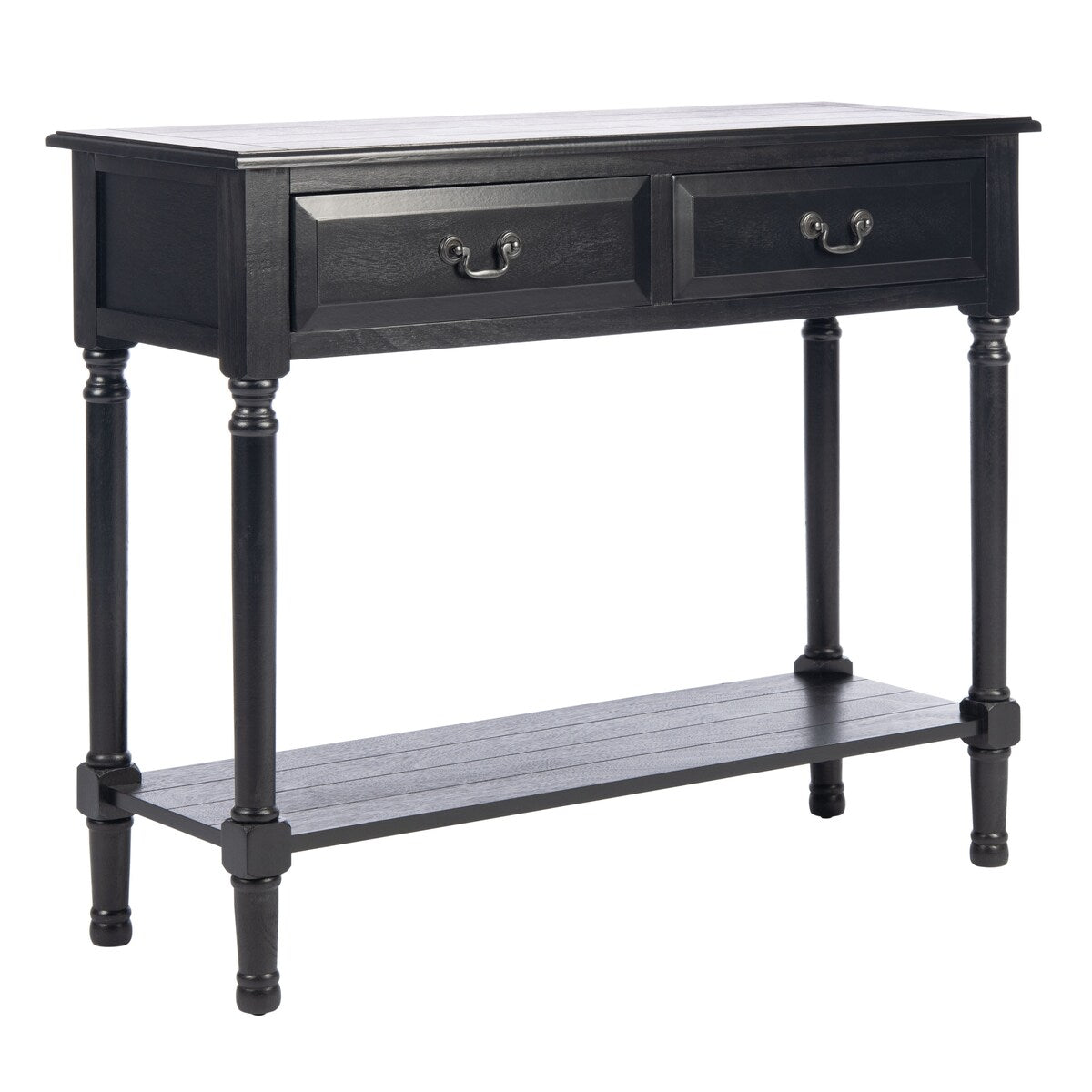 SAFAVIEH Justina 2-Drawer Console Table - 35.5" W x 13" L x 29.5" H - 36Wx13Dx30H